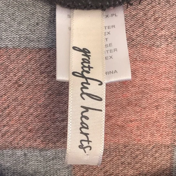 GRATEFUL HEARTS Woman’s Buffalo Plaid Leopard Print Cheetah Animal Print Top XXL - Picture 2 of 9